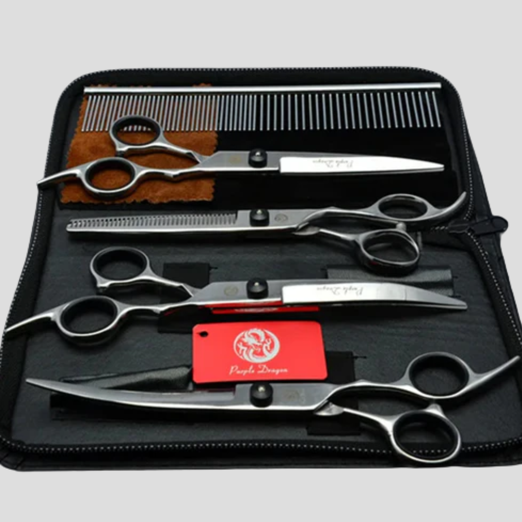 Premium Pet Grooming Scissor Kit