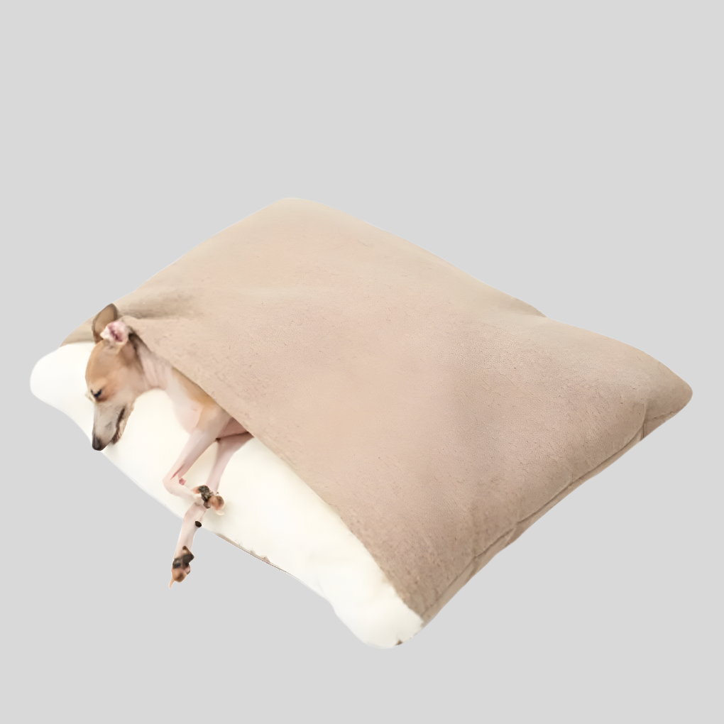 Plush Dog Bedding – Soft Pet Sleeping Bag