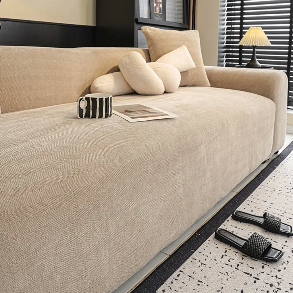 Waterproof Fleece Sofa Slipcover Protective Couch Shield