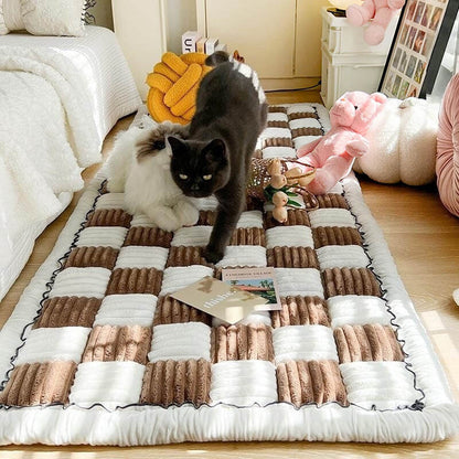 Soft Plush Pet Bed Blanket & Sofa Protector