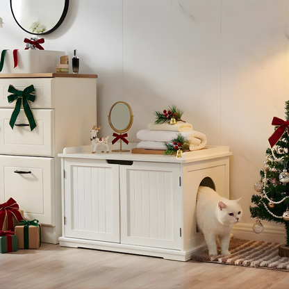 Hidden Cat Litter Box Cabinet