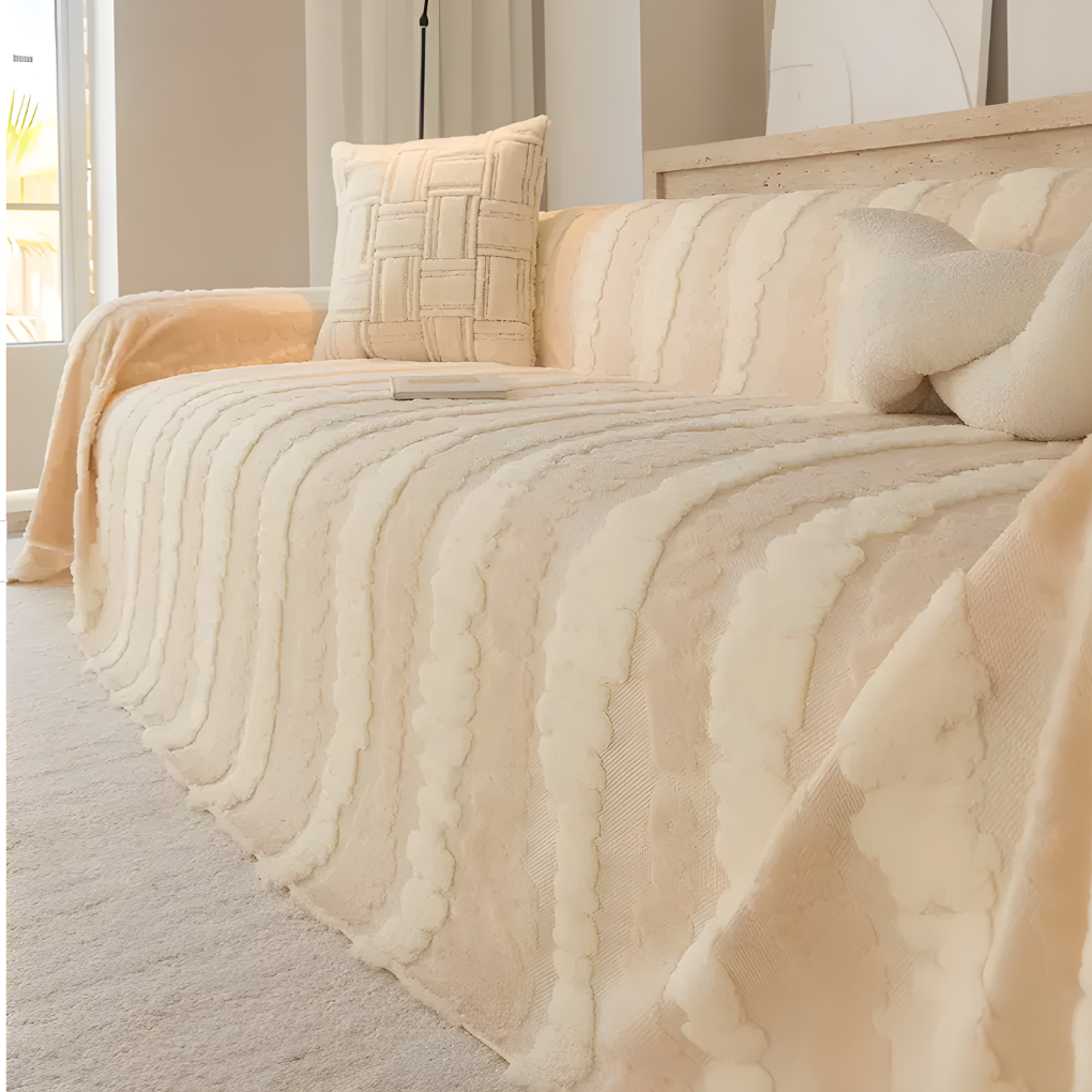 Soft Reversible Sofa Throw Blanket Cover