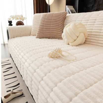 Soft Fleece Couch Slipcover