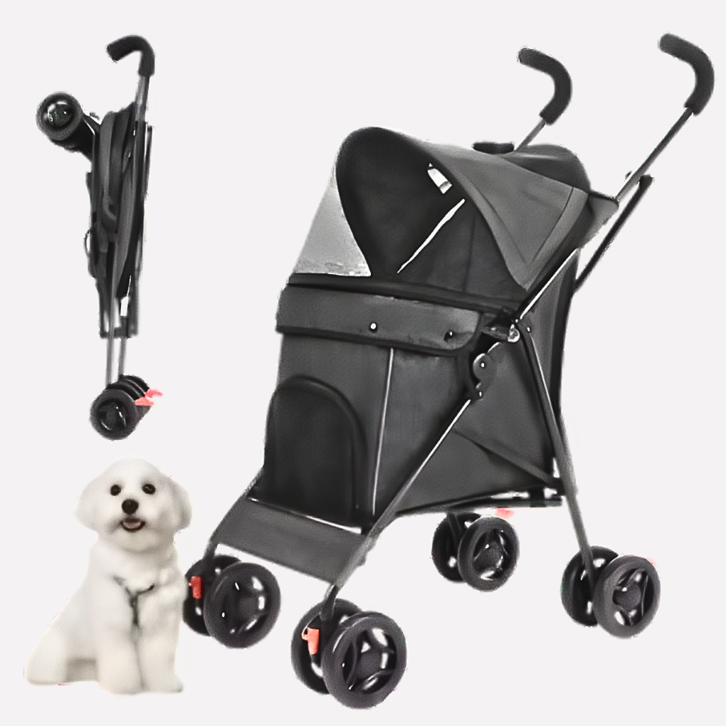 Collapsible Pet Stroller Cart