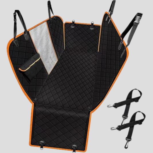 Practical Car Boot and Seat Protector with Pockets