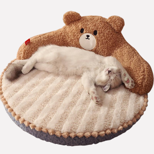 Plush Teddy Bear Pet Bed Mat