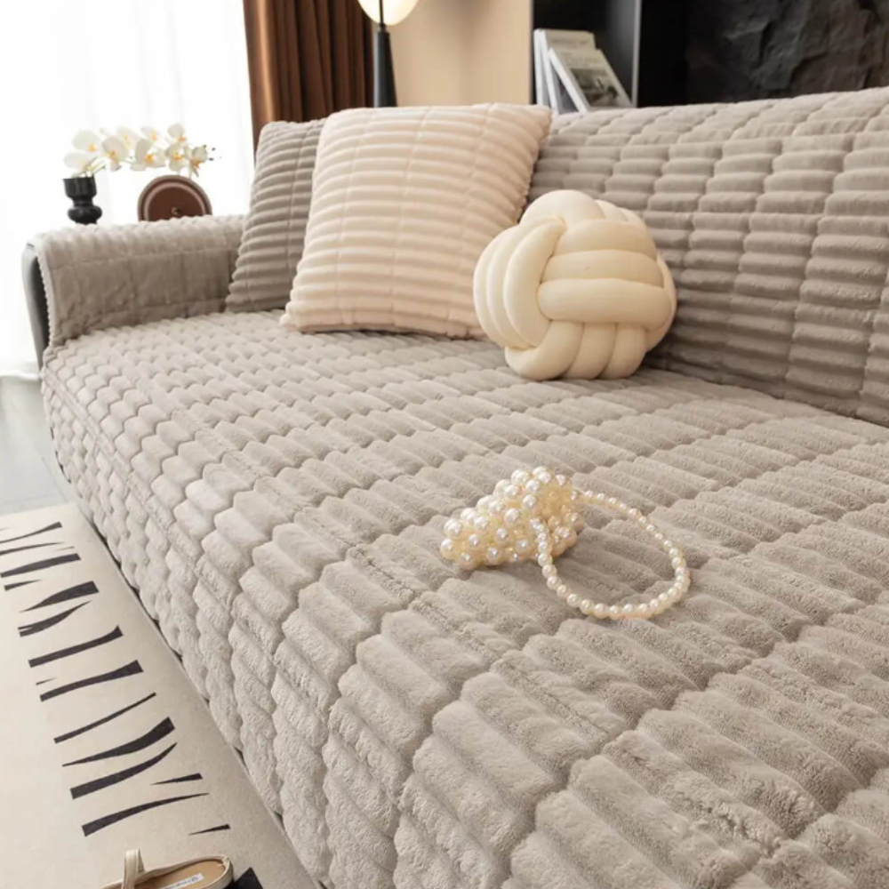Soft Fleece Couch Slipcover