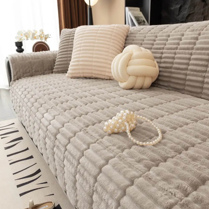 Soft Fleece Couch Slipcover