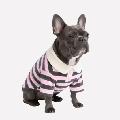 Traditional Breton Style Pet Polo Shirt