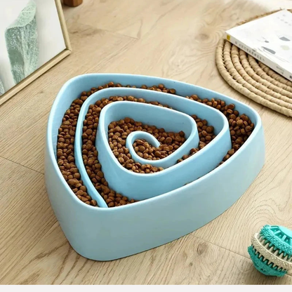 Interactive Anti-Choke Dog Feeder Bowl