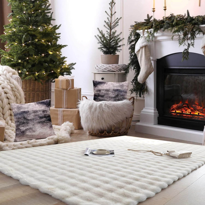 Plush Big Sheepskin Style Floor Rug