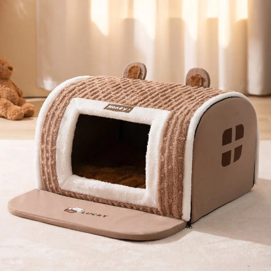 Comfy Pet Hideaway Dog Bed Hut