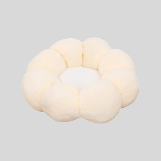 Soft Floral Cat Bed