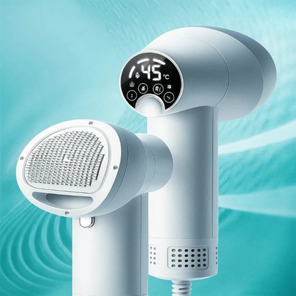 Silent Dual Pet Hair Dryer Brush