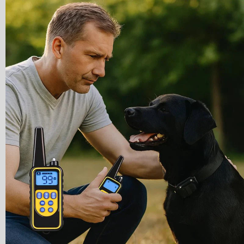 Rechargeable Dog Trainer Collar with Remote