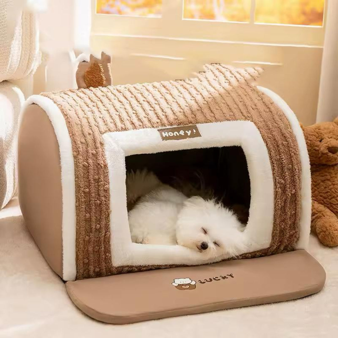 Comfy Pet Hideaway Dog Bed Hut
