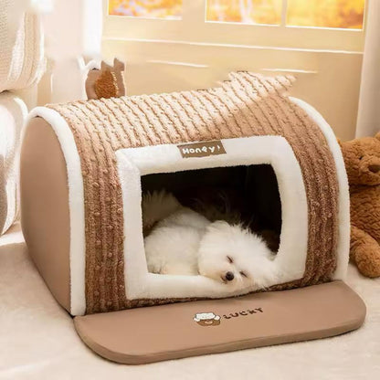 Comfy Pet Hideaway Dog Bed Hut