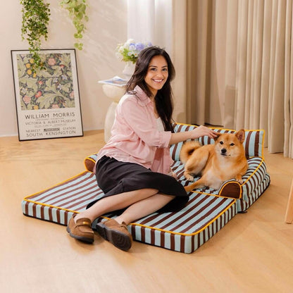 Stylish Patterned Waterproof Portable Pet Bed