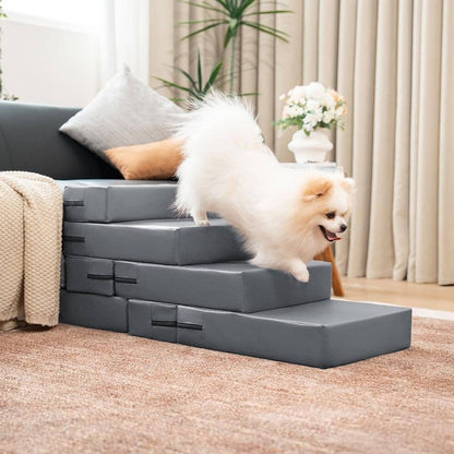 Durable Easy Clean Pet Steps with Multiple Levels