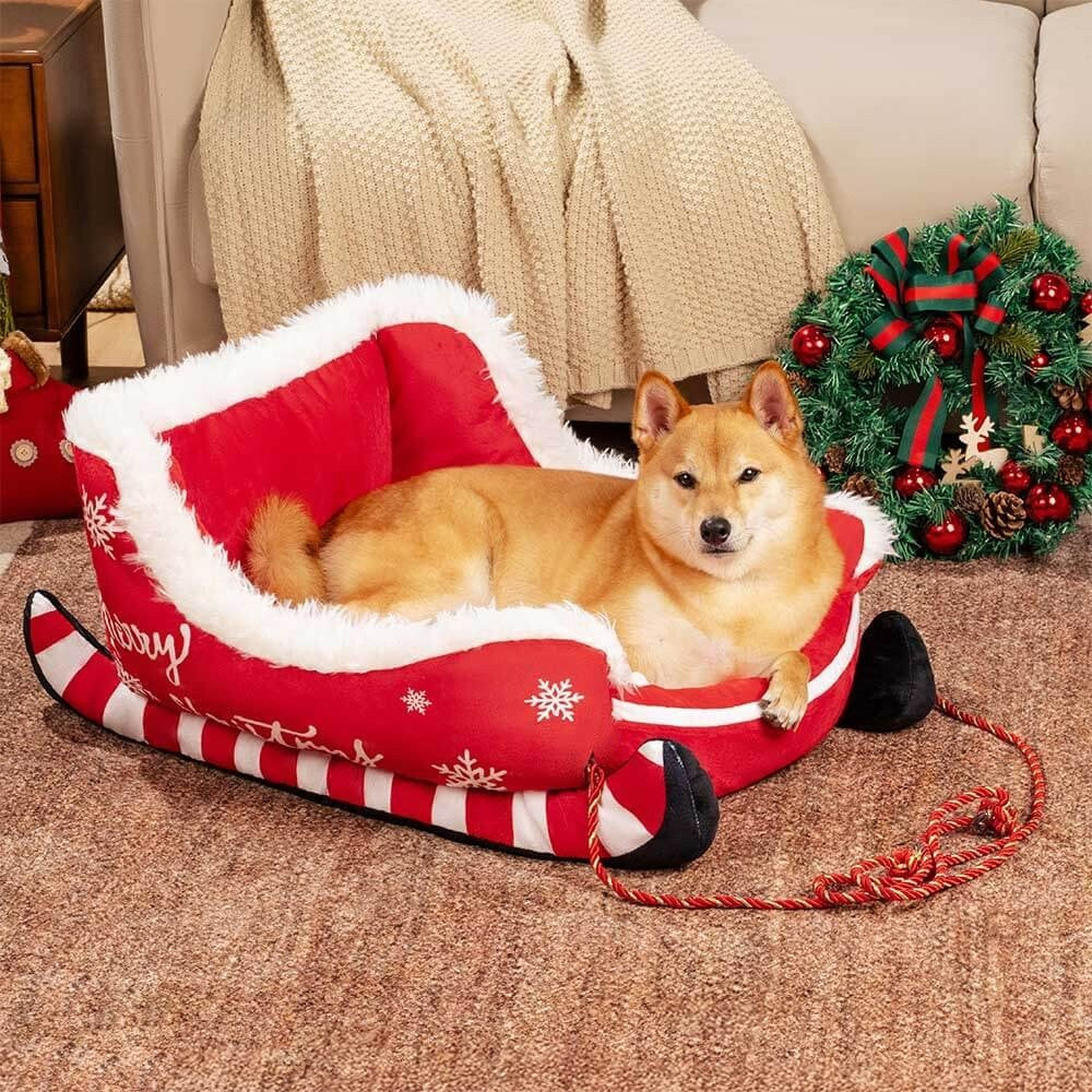 Comfy Faux Fur Pet Dog Bed