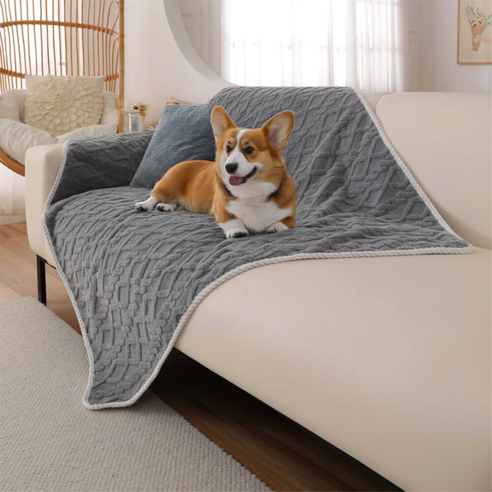Cozy Waterproof Pet Throw Blanket