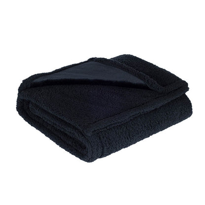 Warm Cozy Fleece Lined Dog Throw Blanket