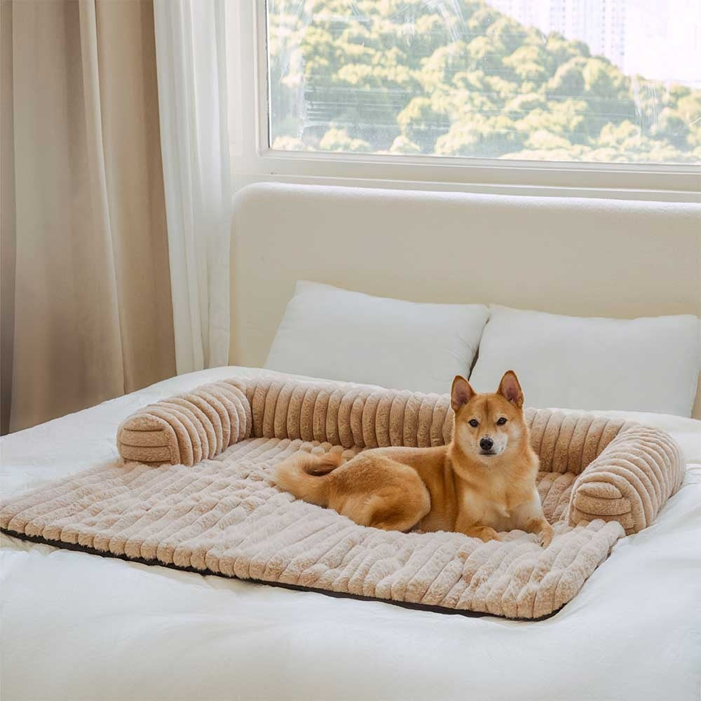 Plush Pet Couch Throw Blanket Protector