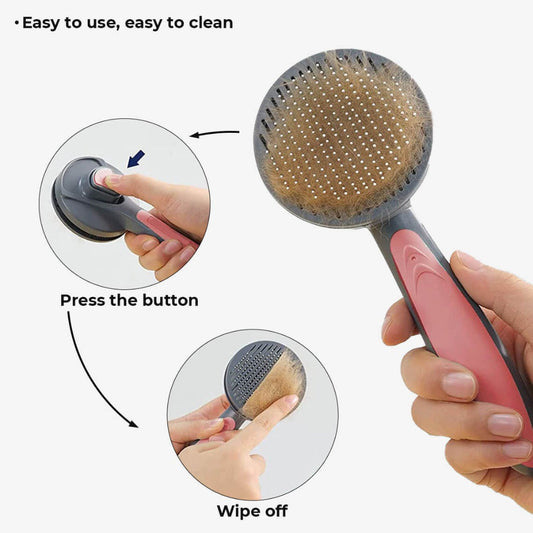 Easy Clean Grooming Pet Brush Comb