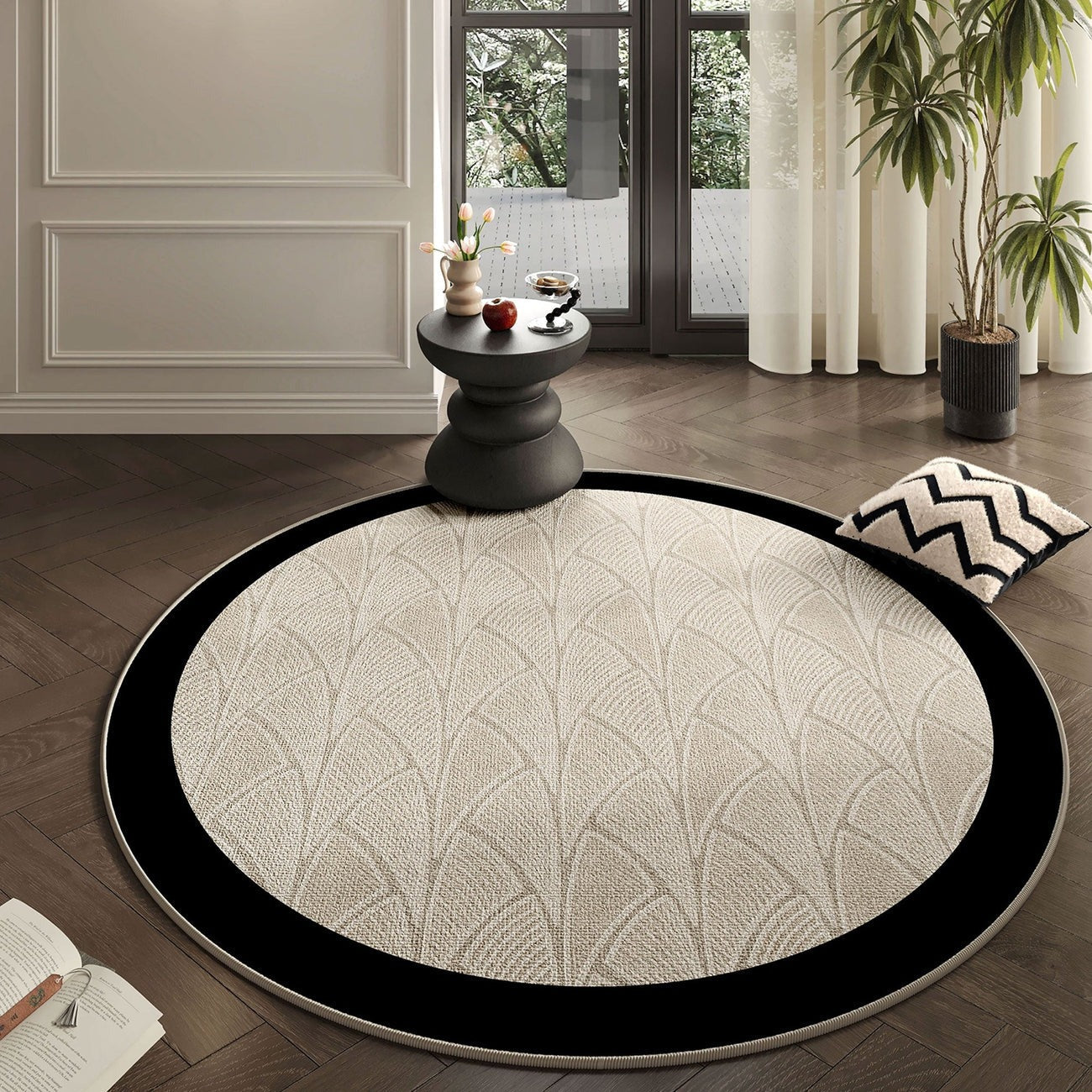 Low Maintenance Floral Circle Mat