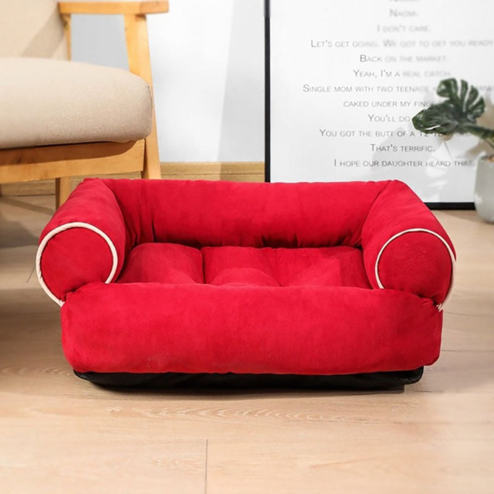 Plush Dog Bed – Stylish Comfortable Pet Sofa