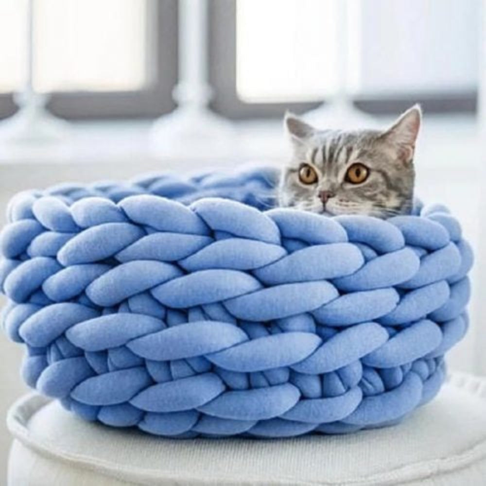 Soft Plush Pet Bed - Comfortable Breathable Dog Bed