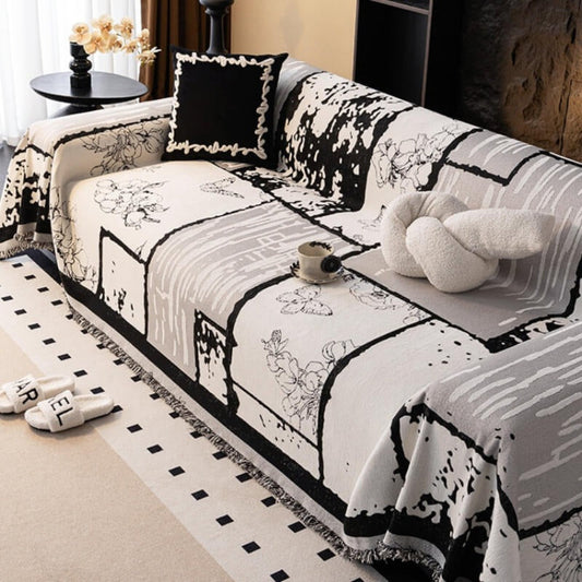 Soft Fleece Furniture Cover Sofa Throw Blanket