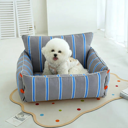 Plush Dog Bed - Elevated Orthopedic Pet Couch