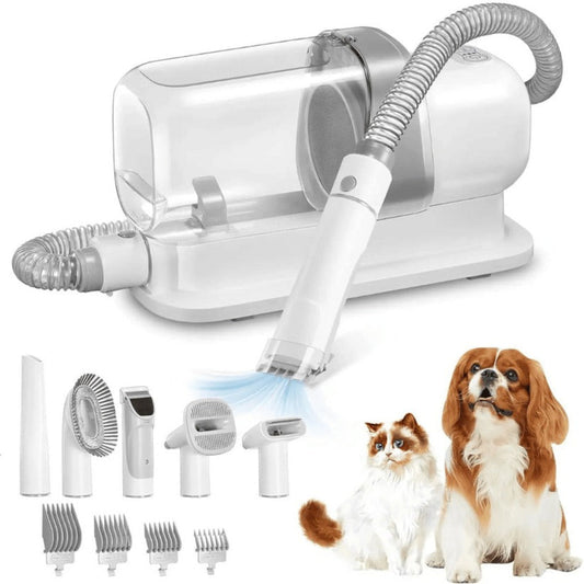 Pet Grooming Kit Vacuum Cleaner & Hair Trimmer Set