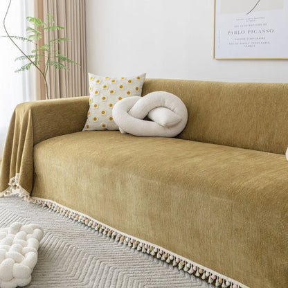 Durable Pet Proof Herringbone Sofa Slipcover
