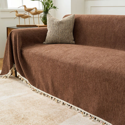 Durable Pet Proof Herringbone Sofa Slipcover