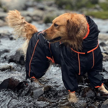 Breathable Water Resistant Dog Rain Jacket
