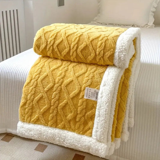 Cozy Fleece Pet Blanket for Dogs and Cats
